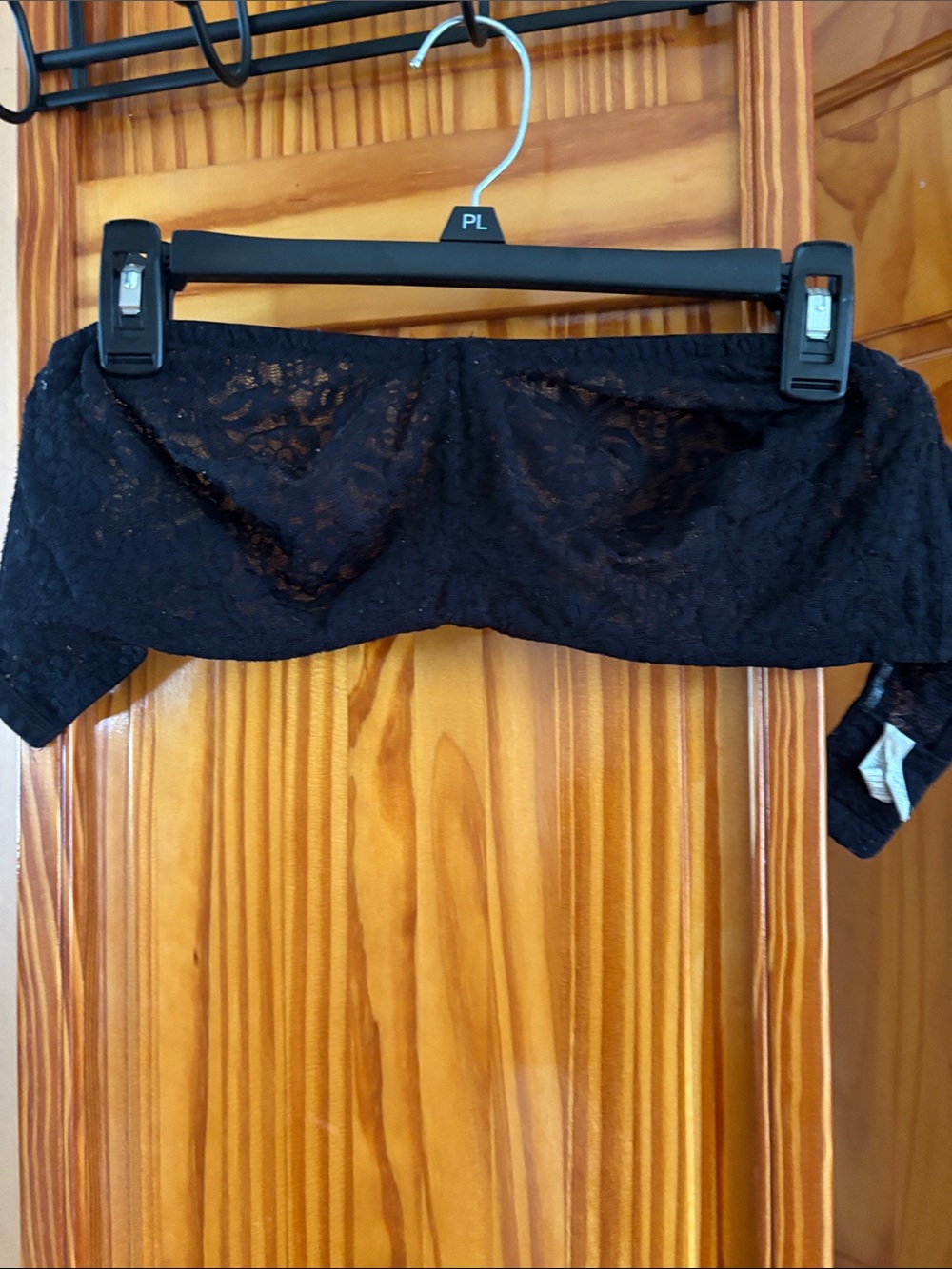 Wacoal Black Lace Bandeau Bralette
